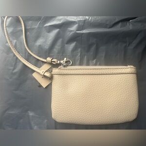 Wilsons Leather Cream Wristlet